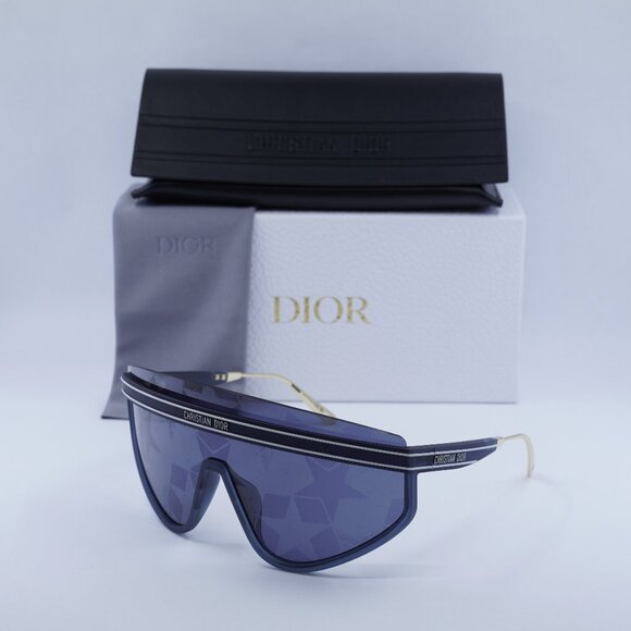 Dior Accessories - Dior DIORCLUB M2U 31B7 Shield Sunglasses - Matte Navy Blue